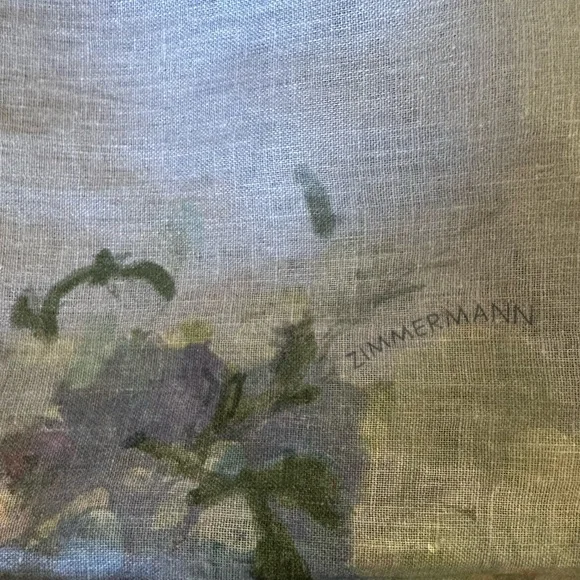 NWT $850 ZIMMERMANN Everley Plunge MIDI Dress Size AU 4 US 10-12 - Picture 13 of 15